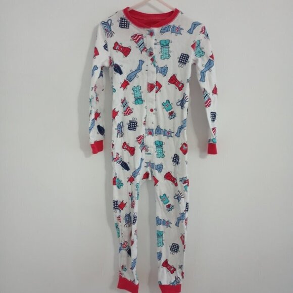 Petit Lem Other - Petit Lem white one piece pajama size 5